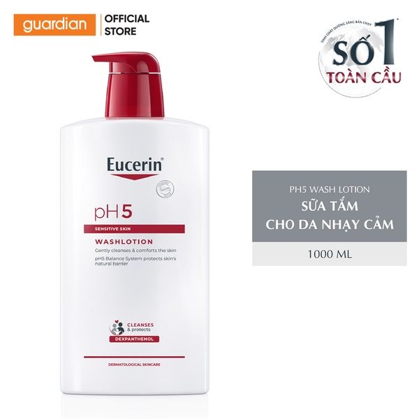 Sữa Tắm Cho Da Nhạy Cảm Eucerin Ph5 1000Ml