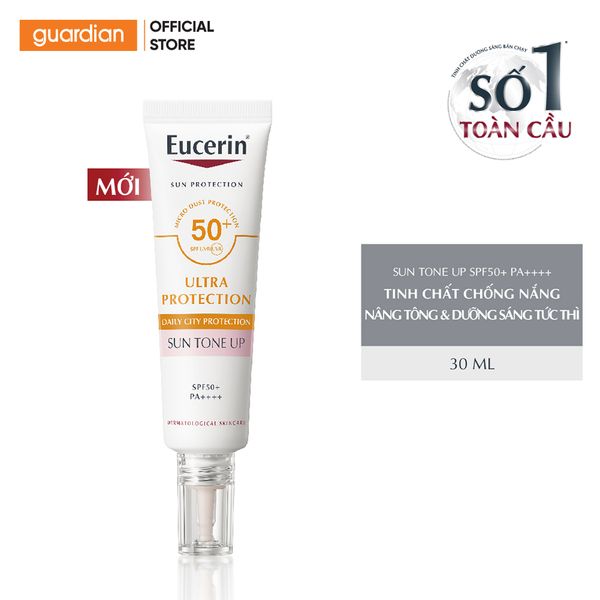 Kem Chống Nắng Eucerin Nâng Tông Dưỡng Hỗ Trợ Sáng Da Spf 50+ 30Ml