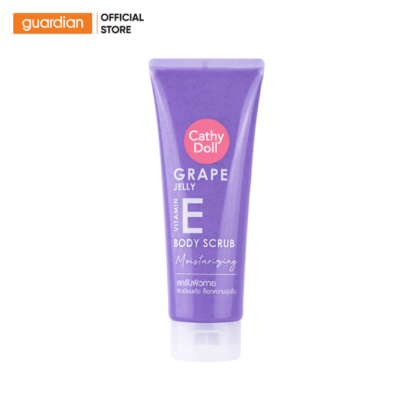Tẩy Tế Bào Chết Dưỡng Ẩm Da Cathy Doll Grape Jelly Vitamin E Body Scrub Moisturizing Hương Nho 320gr