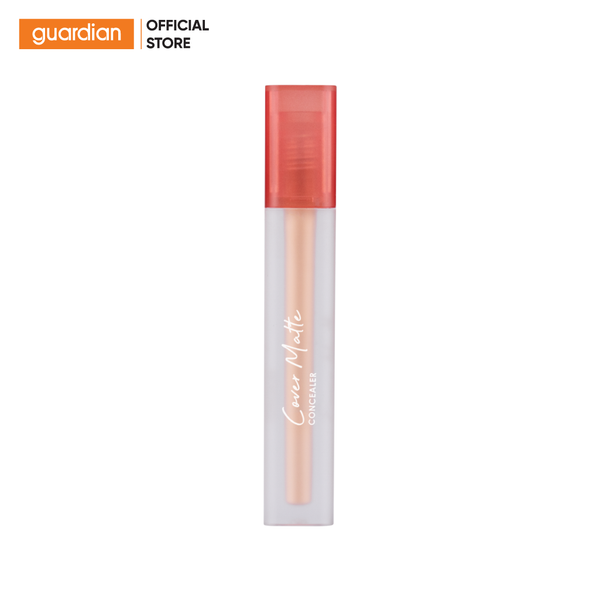 Kem Che Khuyết Điểm Cathy Doll Cover Matte Concealer #02 Light Beige Da Giúp Làm Sáng 2.4G