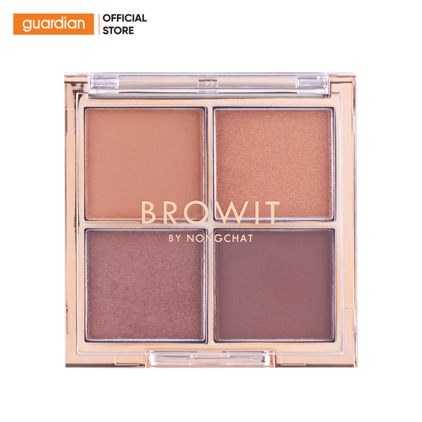 Bảng Phấn Mắt Browit Eyeshadow PAlette #Expensive Nude Tông Nâu Cổ Điển 4 Ô 1G