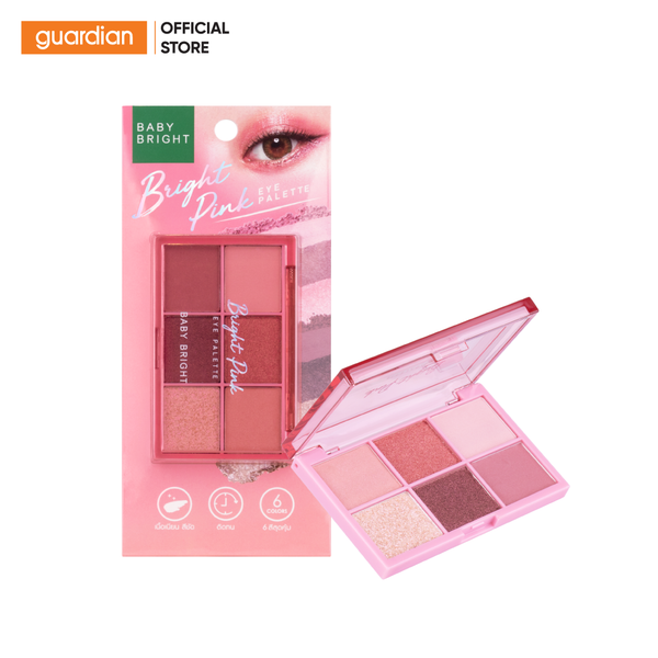 Bảng Phấn Mắt Baby Bright Eye Palette #Bright Pink Tông Màu Hồng 0,7Gr