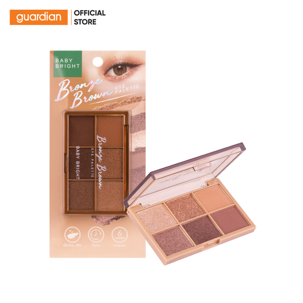 Bảng Phấn Mắt Baby Bright Eye Palette #Bronze Brown Tông Màu Đất 0,7Gr