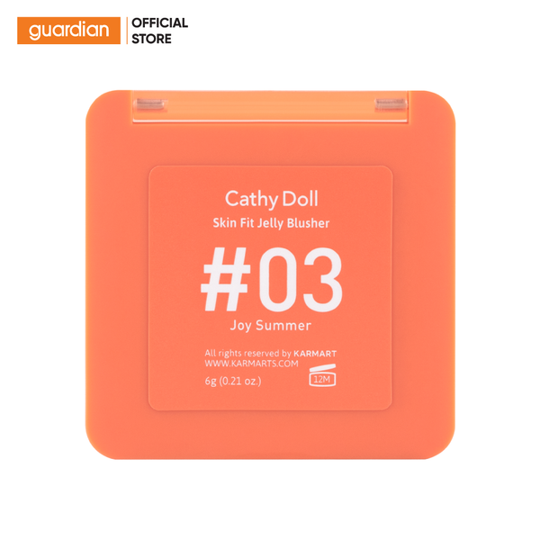 Má Hồng Dạng Kem Cathy Doll Skin Fit Jelly Blusher #03 Joy Summer Cam 6Gr
