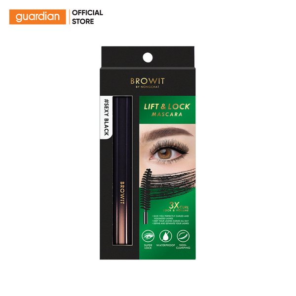 Chuốt Mi Browit Lift & Lock Mascara Uốn Cong Và Dày Mi #Sexy Black 6G