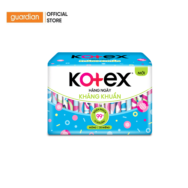 Băng Vệ Sinh Kotex Hằng Ngày Hương Tự Nhiên 20 Miếng