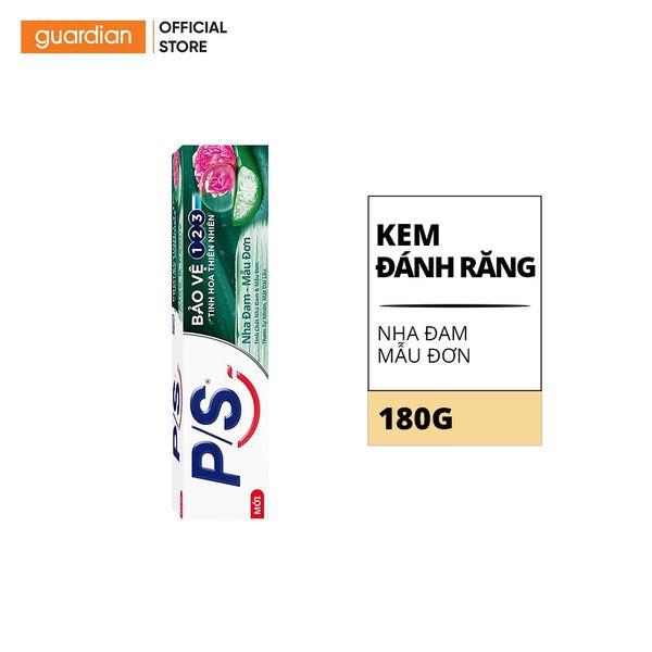 Kem Đánh Răng Nha Đam Mẫu Đơn P/S 180Gr