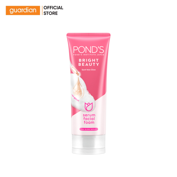 Sữa Rửa Mặt Sáng Hồng Rạng Rỡ Pond'S Bright Beauty Serum Facial Foam 100G