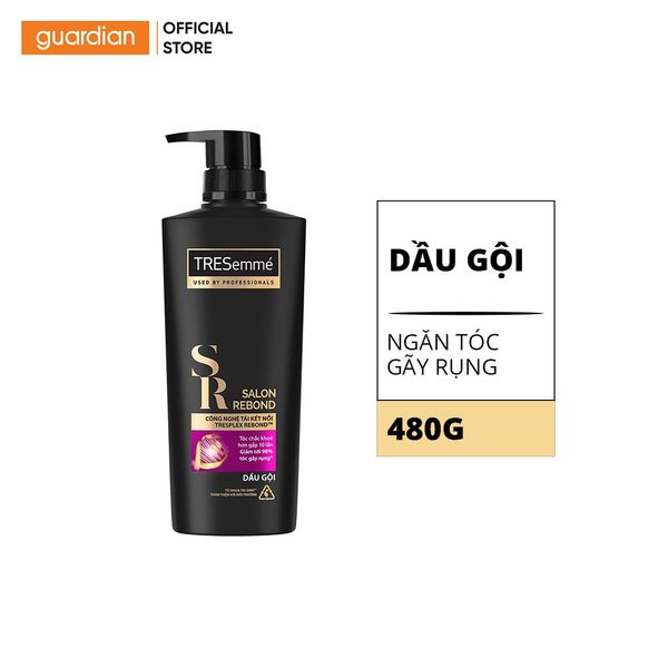 Dầu Gội Ngăn Tóc Gãy Rụng Tresemmé Salon Rebond 480gr