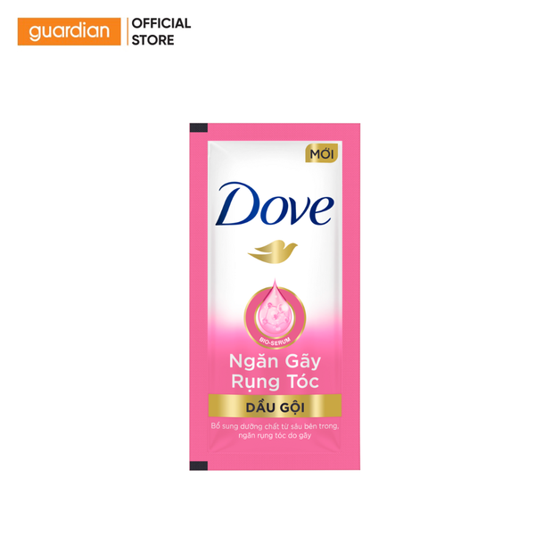Dầu Gội Giúp Giảm Gãy Rụng Tóc Cho Tóc Chắc Khỏe X5 Dove Từ Tinh Chất Dưỡng Tóc Bioserum 6gr