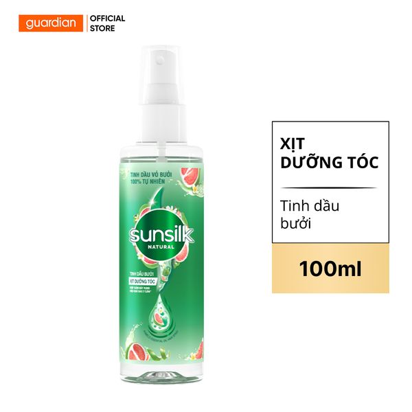 Xịt Dưỡng Tóc Tinh Dầu Bưởi Sunsilk Natural Giúp Tóc Chắc Khỏe Và Giảm Gãy Rụng 100Ml