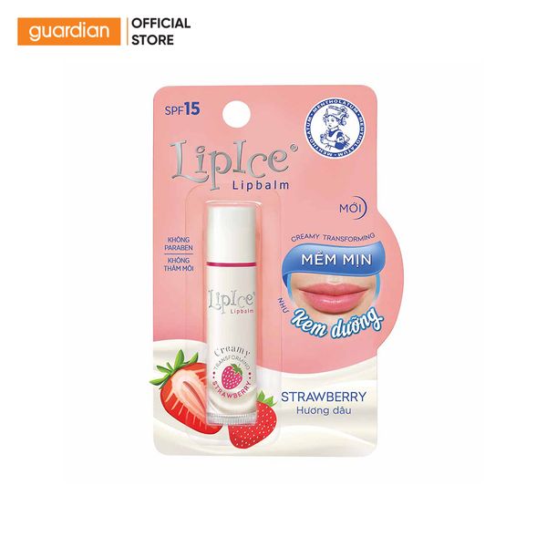 Son Dưỡng Lipice Strawberry Hương Dâu 4,3Gr