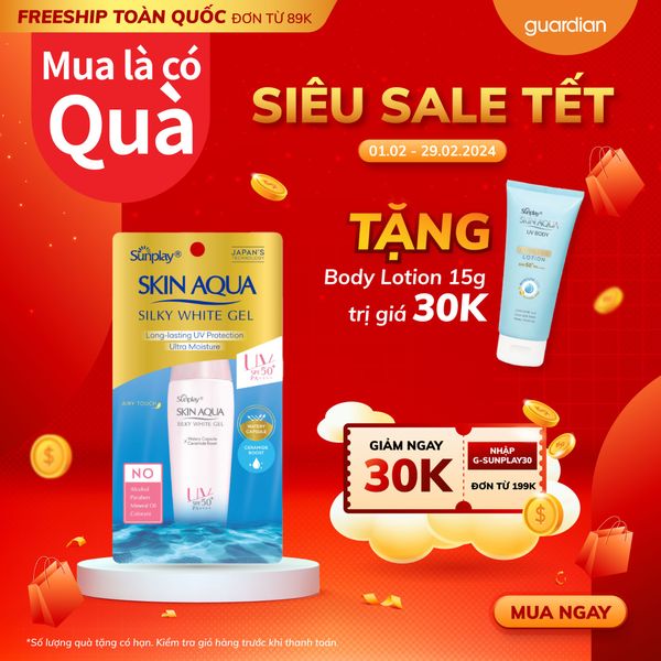 Gel Chống Nắng Dưỡng Da Sáng Mịn Sunplay Skin Aqua Spf50+ 30Gr