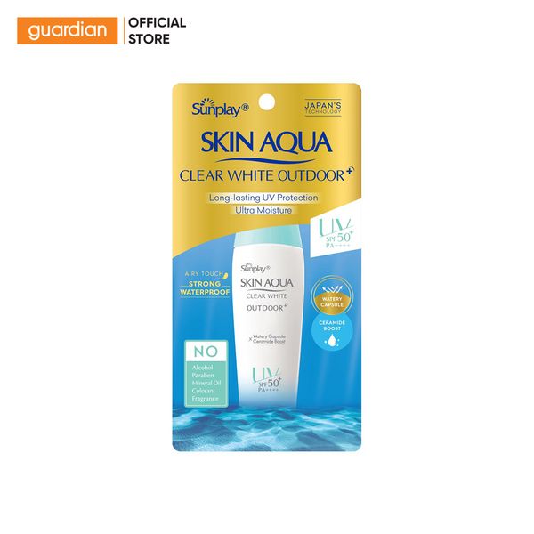 Gel Chống Nắng Dưỡng Da Khi Vận Động Sunplay Skin Aqua Clear White Outdoor+ 30Gr