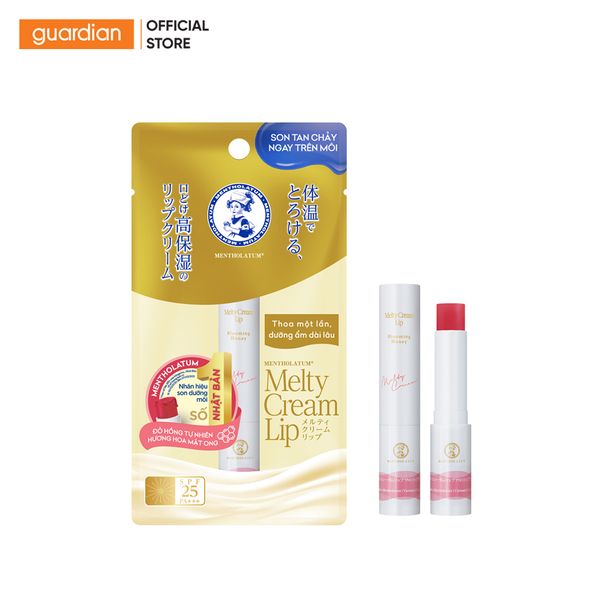 Son Dưỡng Mentholatum Melty Cream Lip Blooming Honey Hương Hoa Mật Ong 2,4Gr