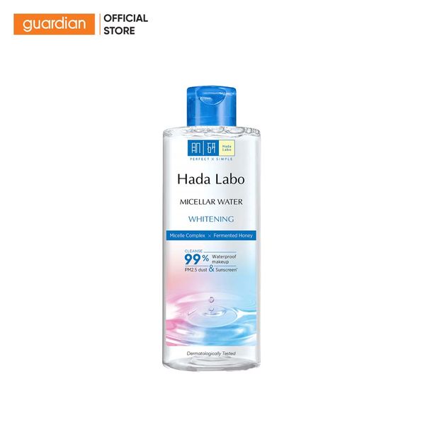 Nước Tẩy Trang Sạch Sâu Giúp Dưỡng Sáng (Hada Labo Micellar Water Whitening) 240Ml