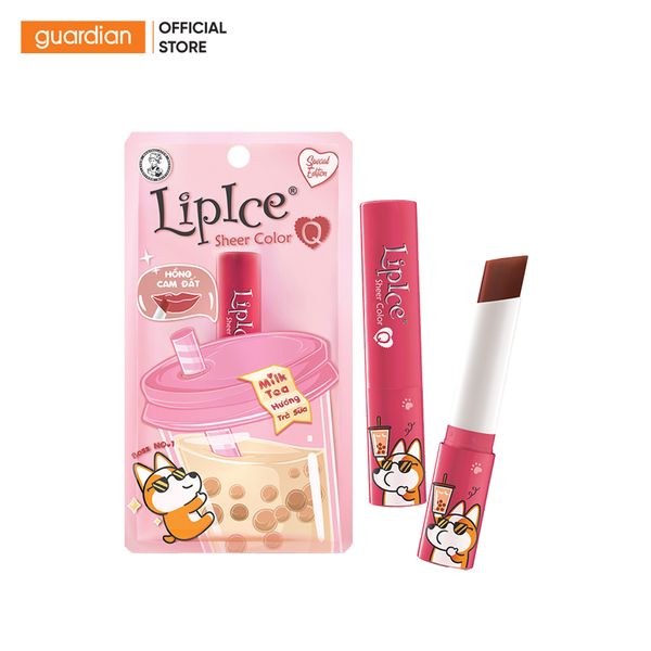 Son Dưỡng Môi Lipice Sheer Color Q Milk Tea 2.4G