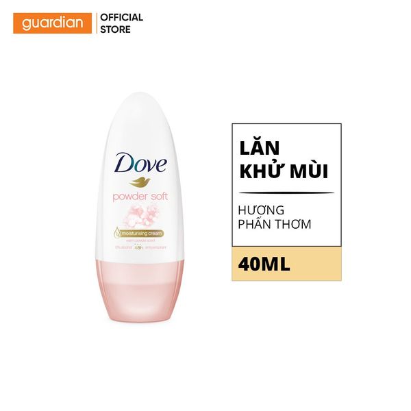 Lăn Khử Mùi Dove Powder Soft Hương Phấn Thơm 40Ml