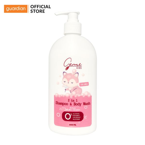 Tắm Gội Gennie Baby 2In1 For Girls 400Ml