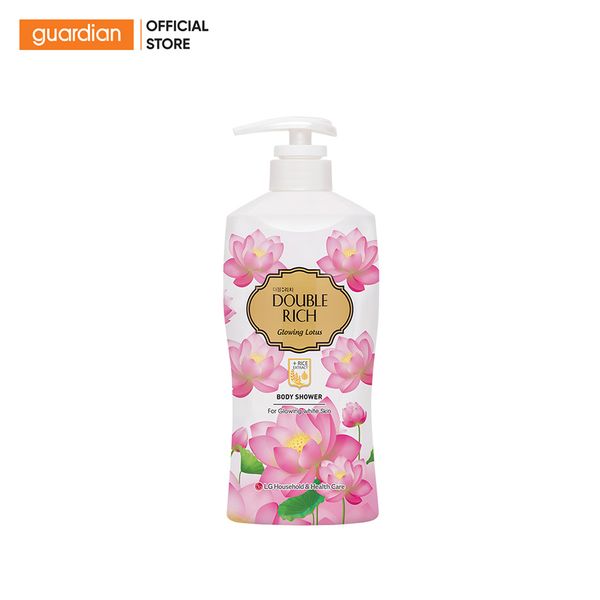 Sữa Tắm Double Rich Glowing Lotus Dưỡng Ẩm Da Hương Hoa Sen 550G