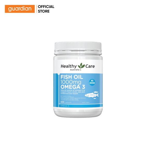 Thực Phẩm Bảo Vệ Sức Khỏe Healthy Care Fish Oil 1000Mg Omega 3 Hộp 400 Viên