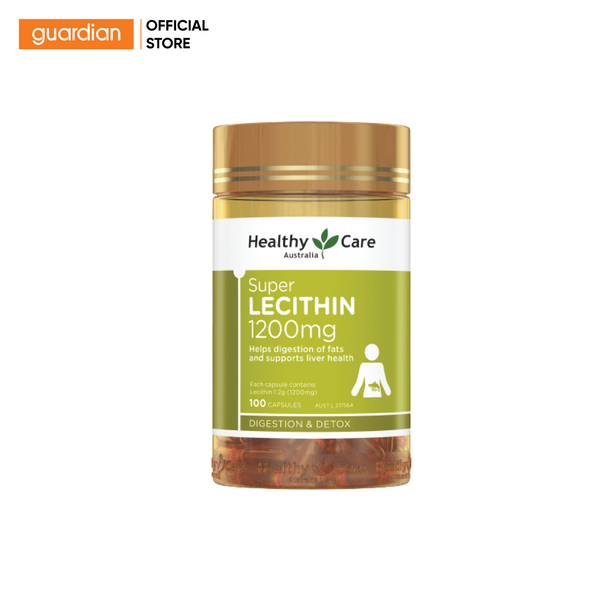 Thực Phẩm Bảo Vệ Sức Khỏe Healthy Care Super Lecithin 1200Mg Hộp 100 Viên