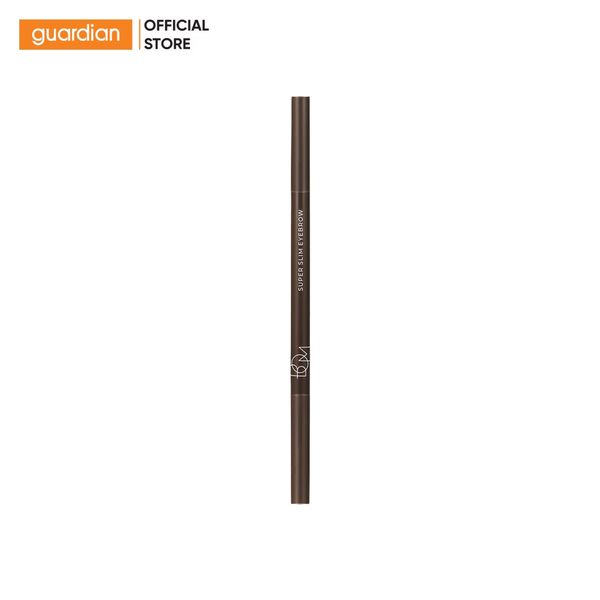 Chì Kẻ Chân Mày B.O.M Super Slim Eyebrow #01 Charcoal Brown Nâu Than 0,1gr