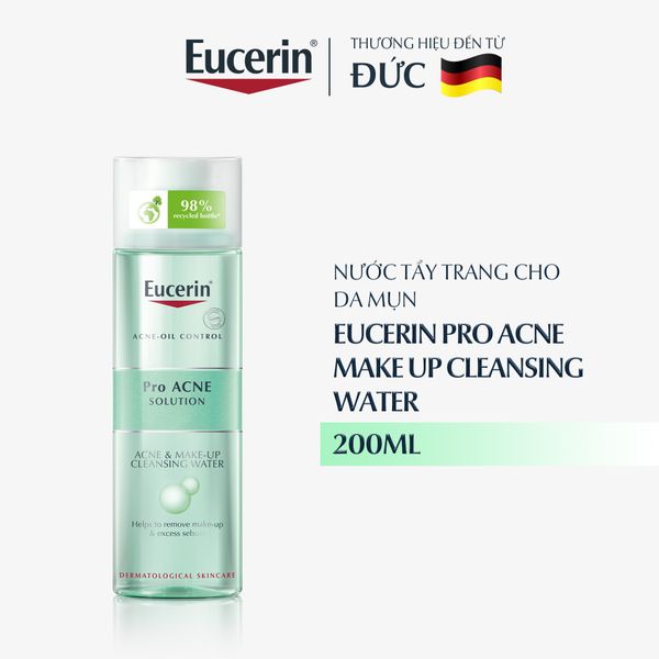  Nước Tẩy Trang Giảm Mụn Eucerin Pro Acne Micellar 200Ml 