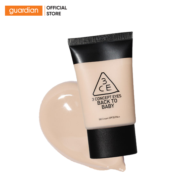 Kem Nền BB Cream 3CE Back To Baby 30Ml