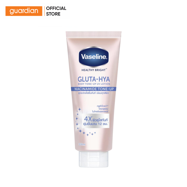 Sữa Dưỡng Thể Giúp Hỗ Trợ Sáng Da Vaseline Nâng Tông Gấp 4 Lần Gluta-Hya Niacinamide Tone-Up 300Ml