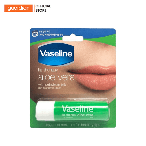 Son Dưỡng Môi Vaseline Lip Therapy Aloe Vera Lô Hội 4,8Gr