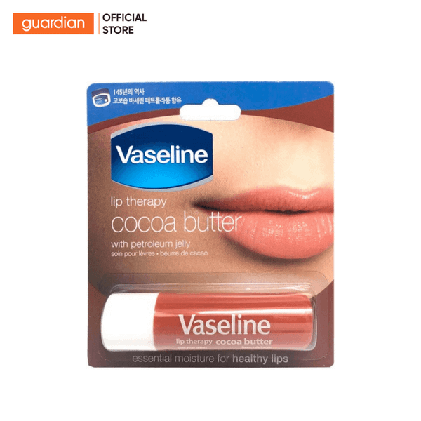 Son Dưỡng Môi Vaseline Lip Therapy Cocoa Butter Stick Chiết Xuất Bơ Cacao 4,8Gr