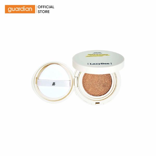 Cushion Chống Nắng Cấp Ẩm, Kiềm Dầu Lazy Bee Spf 50+ PA+++ #21 Light Cho Da Sáng 15ml