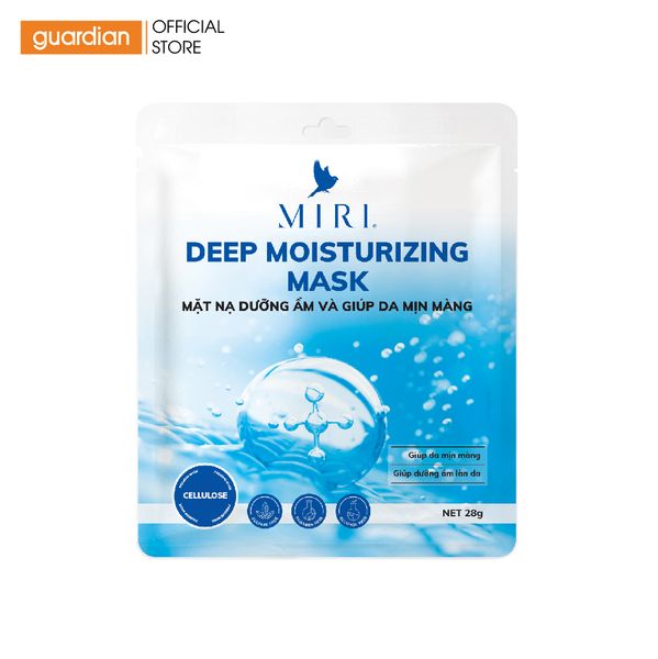 Mặt Nạ Dưỡng Ẩm Và Giúp Da Mịn Màng Miri Deep Moisturizing Mask 28gr