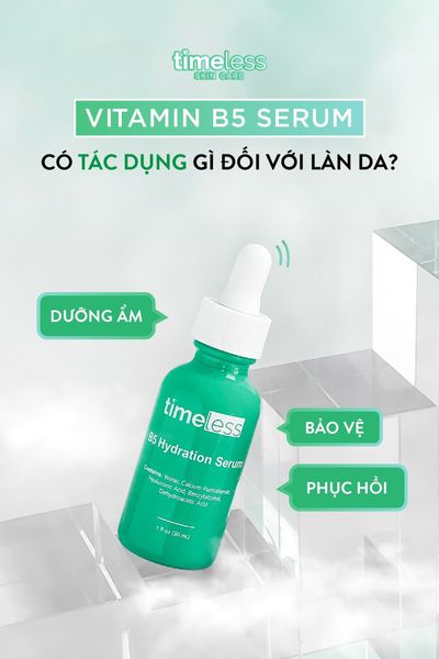 Tinh chất Timeless Skin Care Làm Dịu & Phục Hồi Da Vitamin B5 + Hyalur Guardian Việt Nam