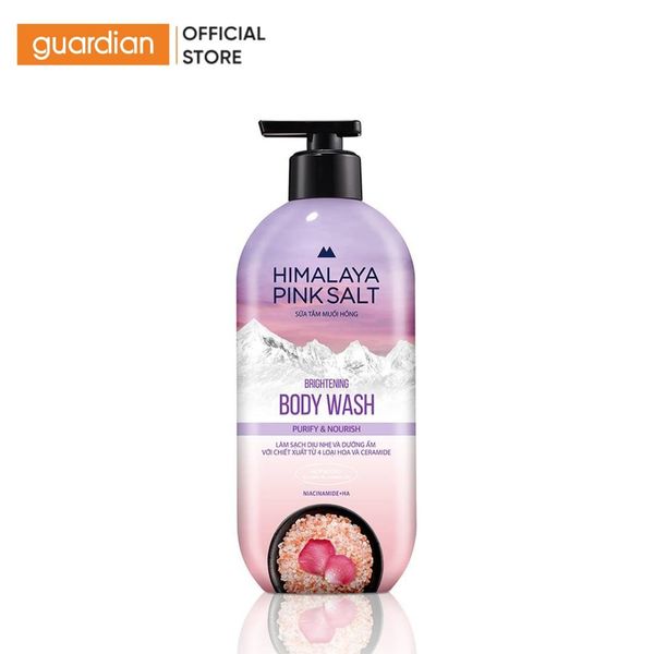 Sữa Tắm Muối Hồng Làm Sạch Và Dưỡng Ẩm Làn Da Himalaya Pink Salt Body Wash Purify & Nourish 500gr