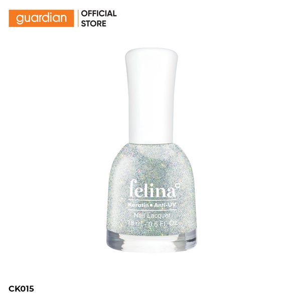 Sơn Móng Tay Màu Kim Tuyến Ngũ Sắc Ck015 Felina 18Ml