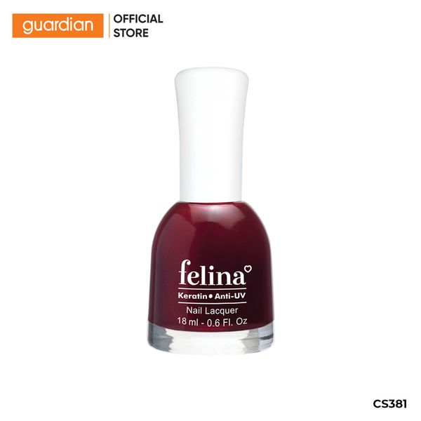 Sơn Móng Tay Màu Đỏ Đô Cs381 Felina 18Ml