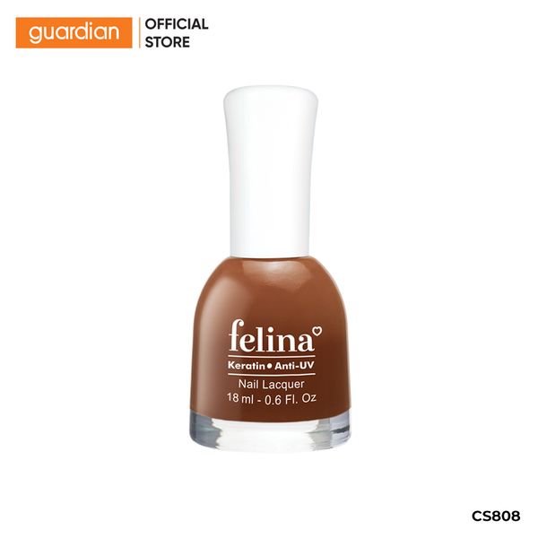 Sơn Móng Tay Màu Đất Nung Cs808 Felina 18Ml