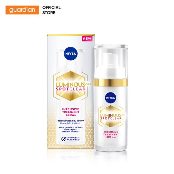 Tinh Chất Chuyên Sâu Nivea Làm Mờ Đốm Nâu Ngăn Ngừa Thâm Nám Luminous 630 Spotclear Intensive Treatment Serum 30Ml