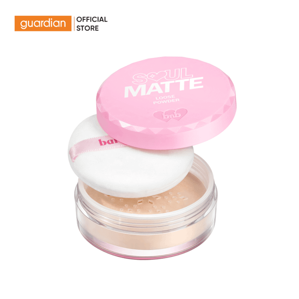 Phấn Phủ Kiềm Dầu Dạng Bột Barenbliss Soul-Matte Loose Powder #01 Light Vanilla Ice Tone Da Sáng 6.8g