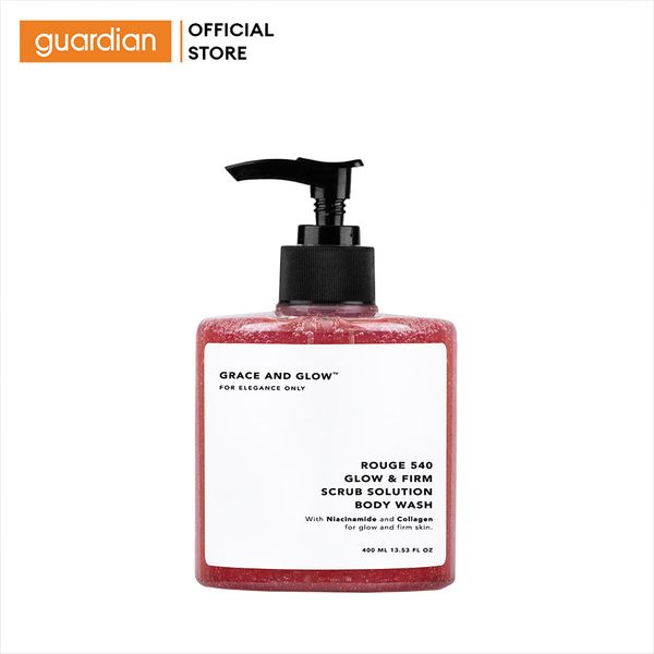 Sữa Tắm Hương Nước Hoa Tẩy Tế Bào Chết Grace And Glow Rouge 540 Scrub Solution Body Wash 400ml