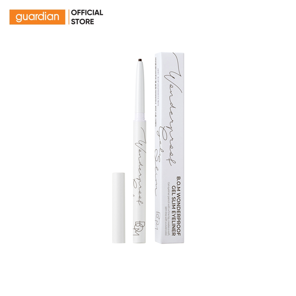 Chì Kẻ Mắt Siêu Mảnh Lâu Trôi Bom Wonderproof Gel Slim Eyeliner #03 Deep Brown 0,1G