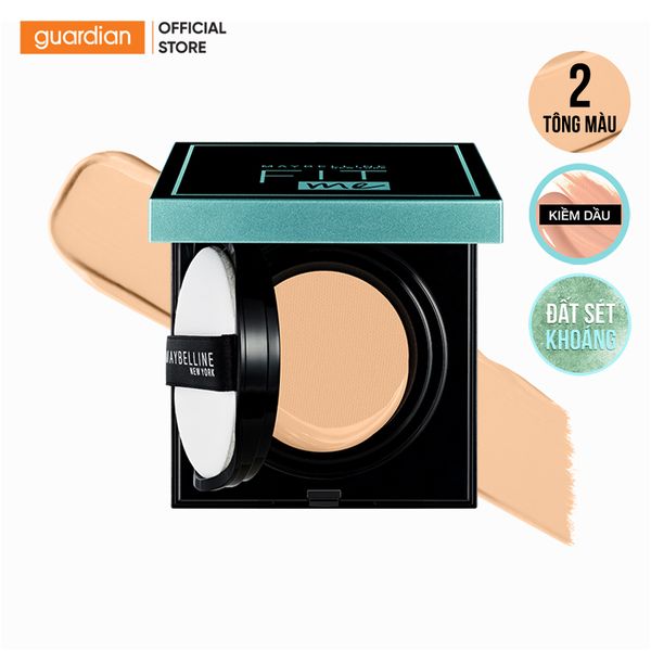 Phấn Nước Maybelline Fit Me Matte+ Poreless Oil Control Cushion #128 Warm Nude 14Gr