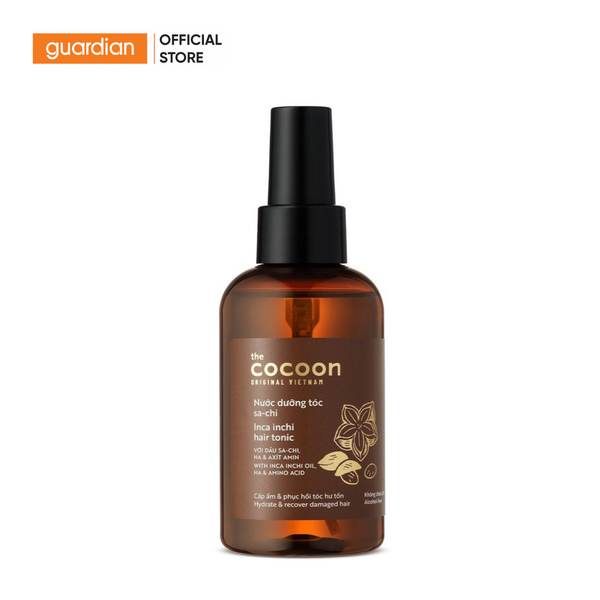 Nước Dưỡng Tóc Sachi Cấp Ẩm, Giúp Phục Hồi Hư Tổn Cho Tóc Cocoon 140ml