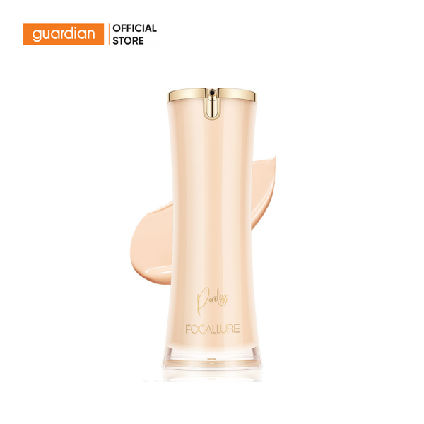 Kem Nền Lì Dạng Lỏng Kiểm Soát Dầu Focallure FA205 Che Phủ Lỗ Chân Lông #02 Beige Màu Be 30gr
