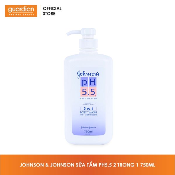 Sữa Tắm 2 Trong 1 Ph5.5 Johnson & Johnson 750Ml