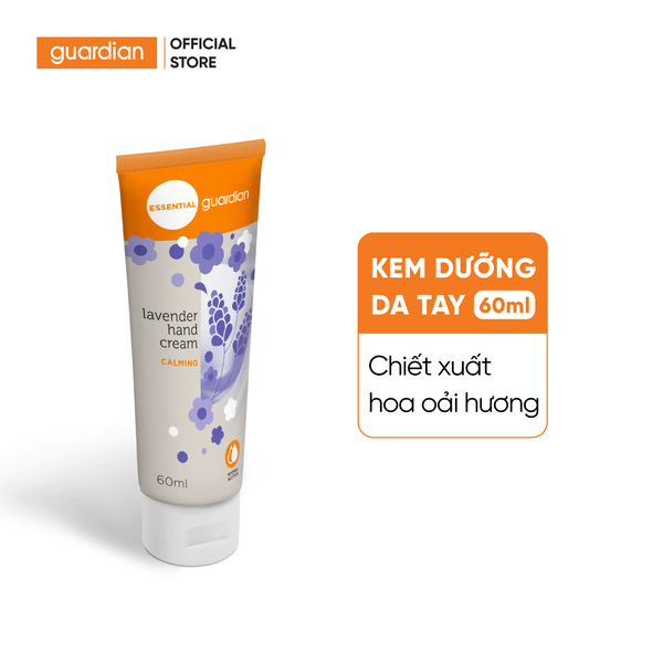 Kem Dưỡng Da Tay Thư Giãn Guardian Lavender Calming Hand Cream Chiết Xuất Hoa Oải Hương 60Ml