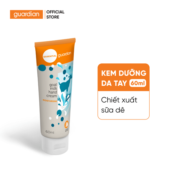 Kem Dưỡng Da Tay Dưỡng Ẩm Guardian Goat Milk Moisturising Hand Cream Chiết Xuất Sữa Dê 60Ml