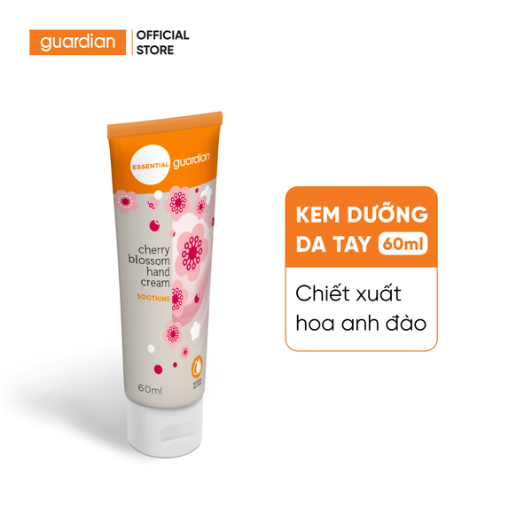 Kem Dưỡng Da Tay Dịu Da Guardian Cherry Blossom Soothing Hand Cream Chiết Xuất Hoa Anh Đào 60Ml